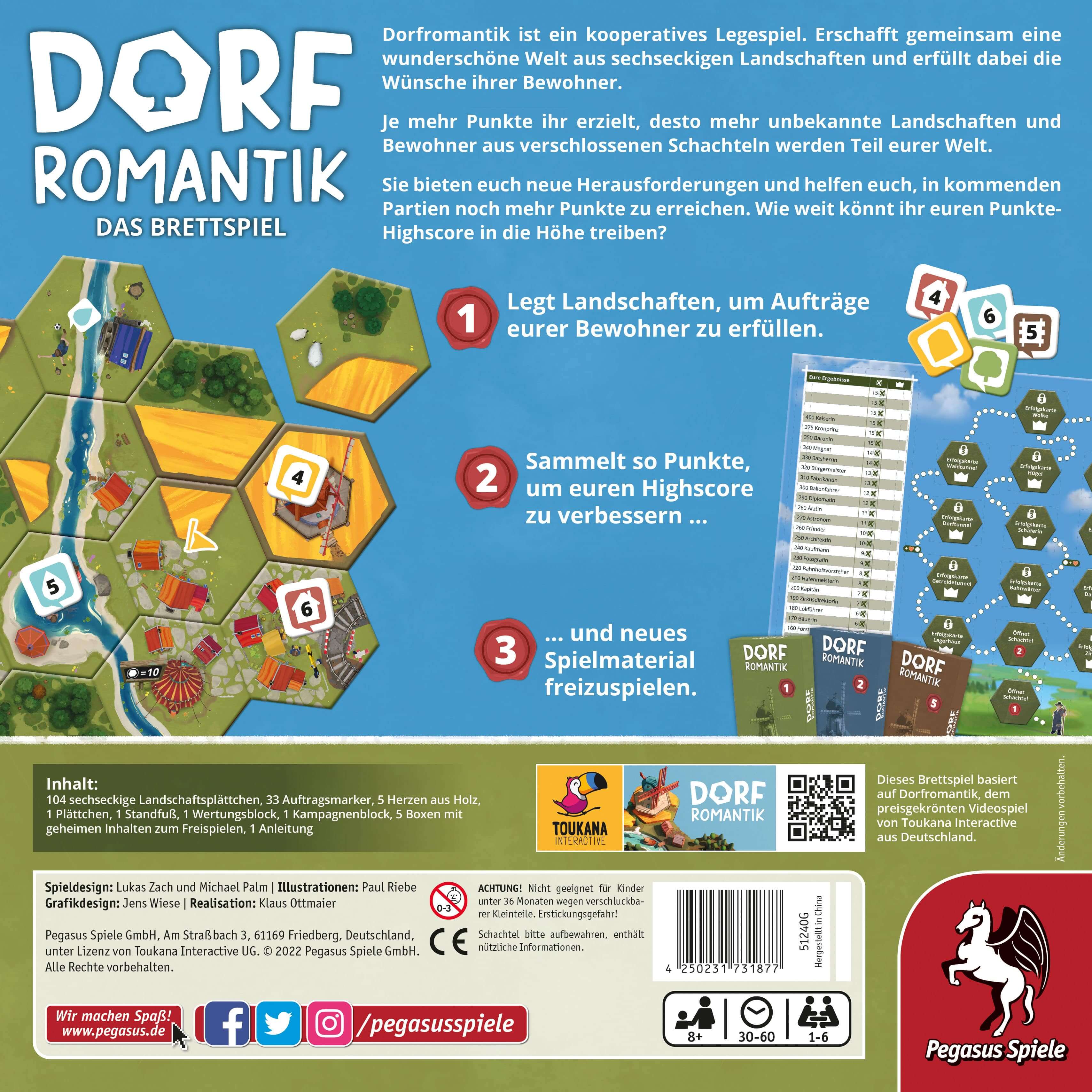 Dorfromantik - Das Brettspiel - Spiel des Jahres 2023