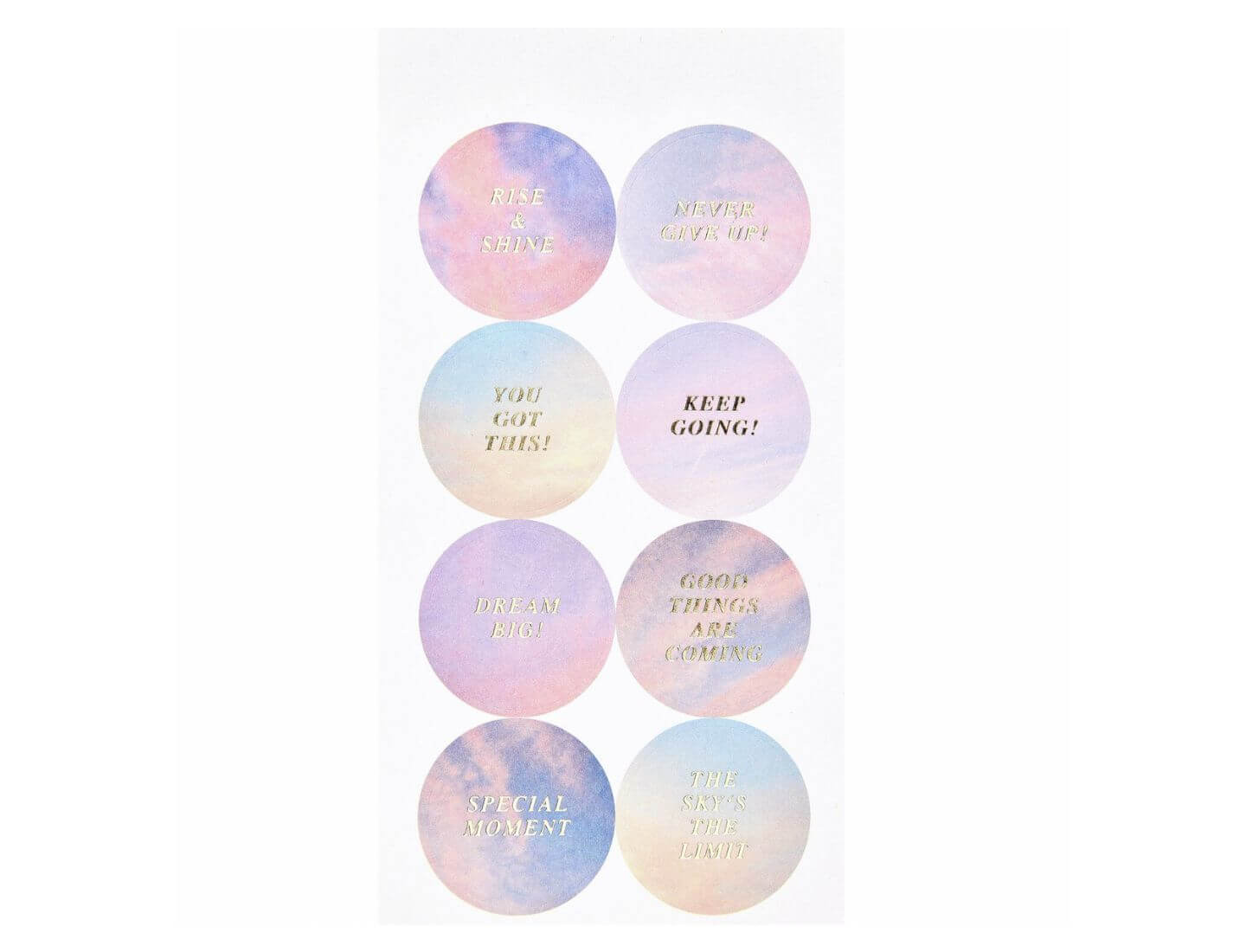 Paper Poetry Papiersticker The Sky is the Limit