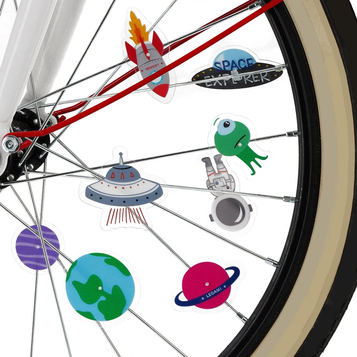 Fahrradspeichen Weltraum