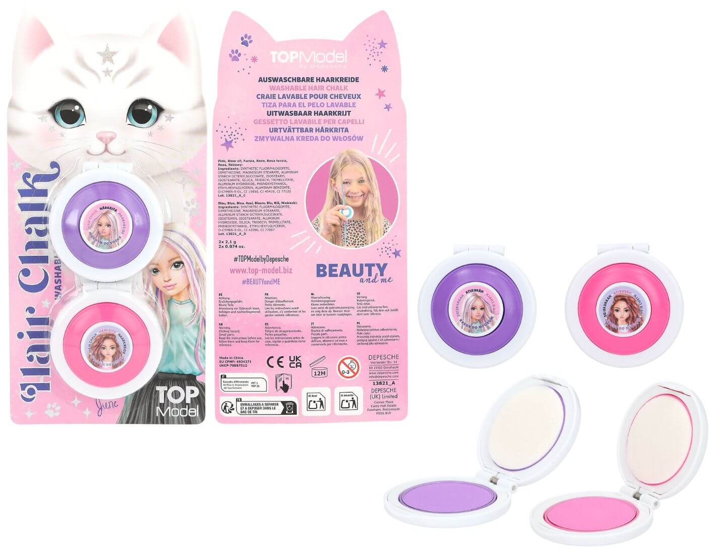 TOPModel Haarkreideset BEAUTY and ME (einzeln)