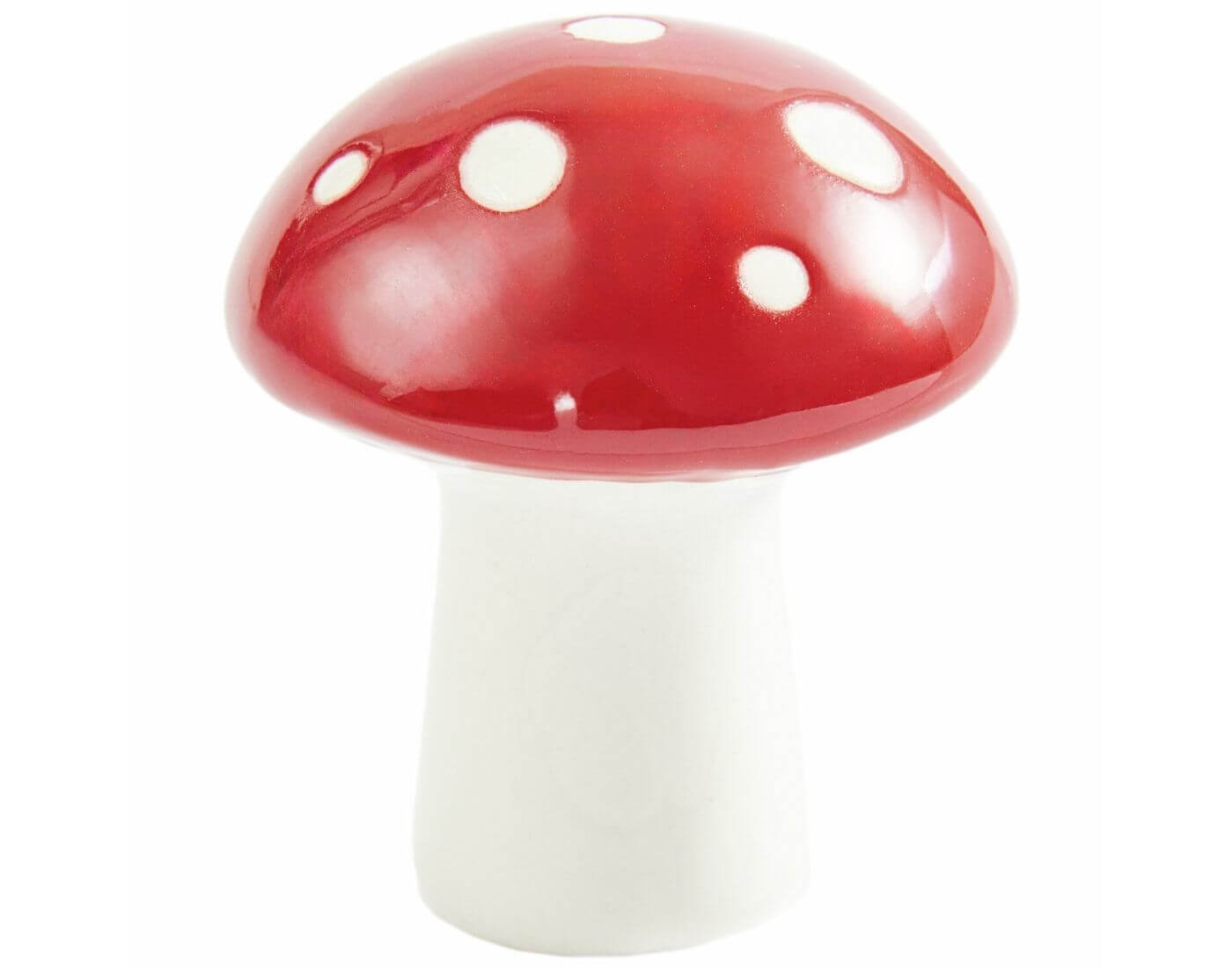 Porzellan Fliegenpilz Rot/Weiß
