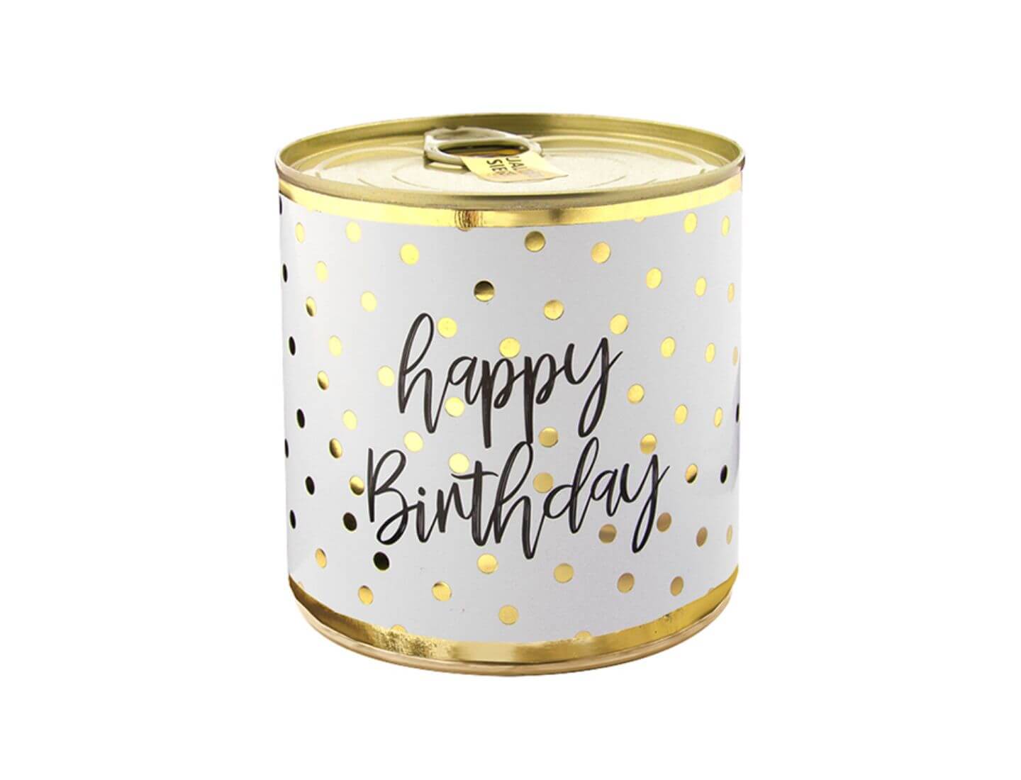 Cancake Happy Birthday Polka Dots - Zitrone