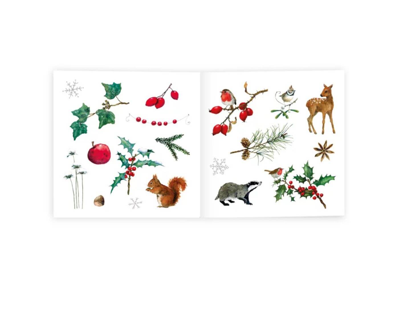 Aufkleberbuch Frostige Beeren