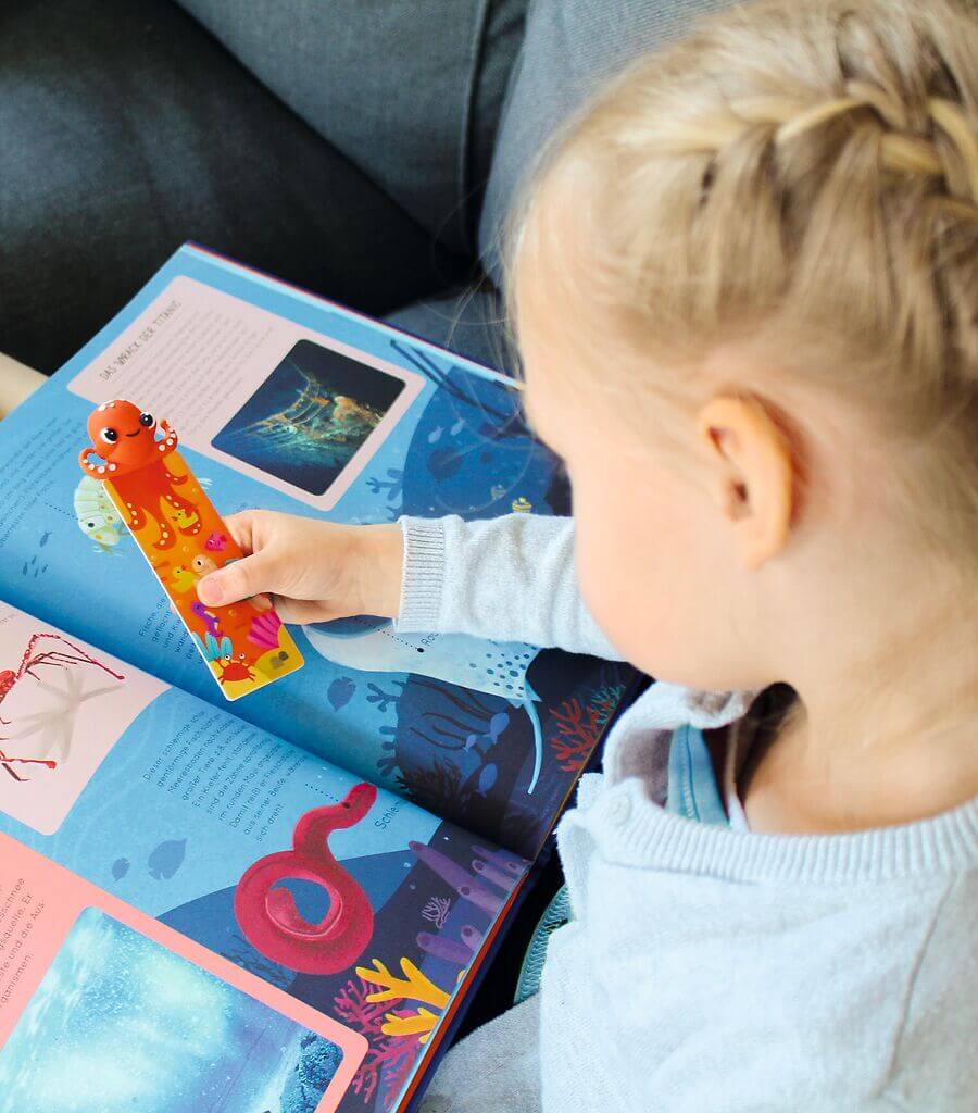 3-D Lesezeichen Splish Splash (einzeln)