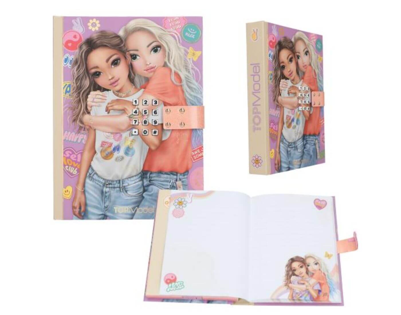 TOPModel Geheimcode Tagebuch mit Sound GIRL POWER