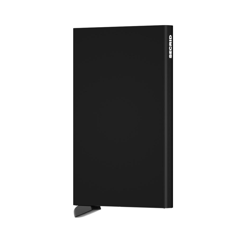 c-black_Front_5 Secrid Cardprotector Black