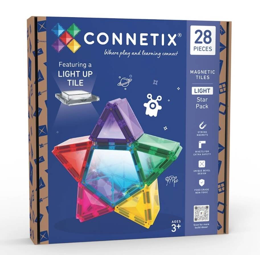 Connetix Magnetbausteine Light Star Pack 28 Teile Connetix Magnetbausteine Light Star Pack 28 Teile