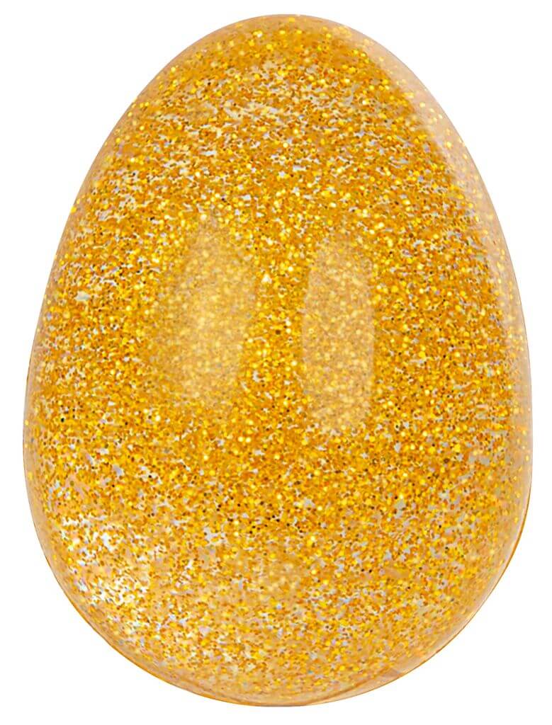 Glitzernder Eier-Flummi, sort.