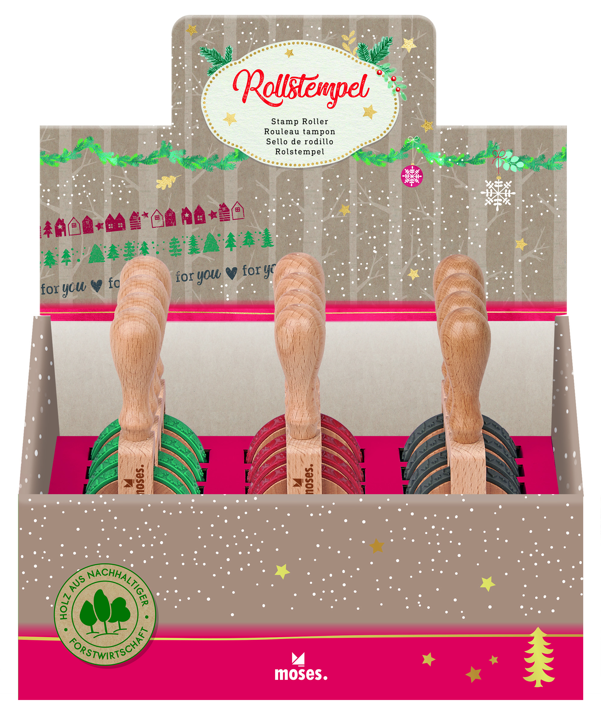 Rollstempel Winterwunder einzeln