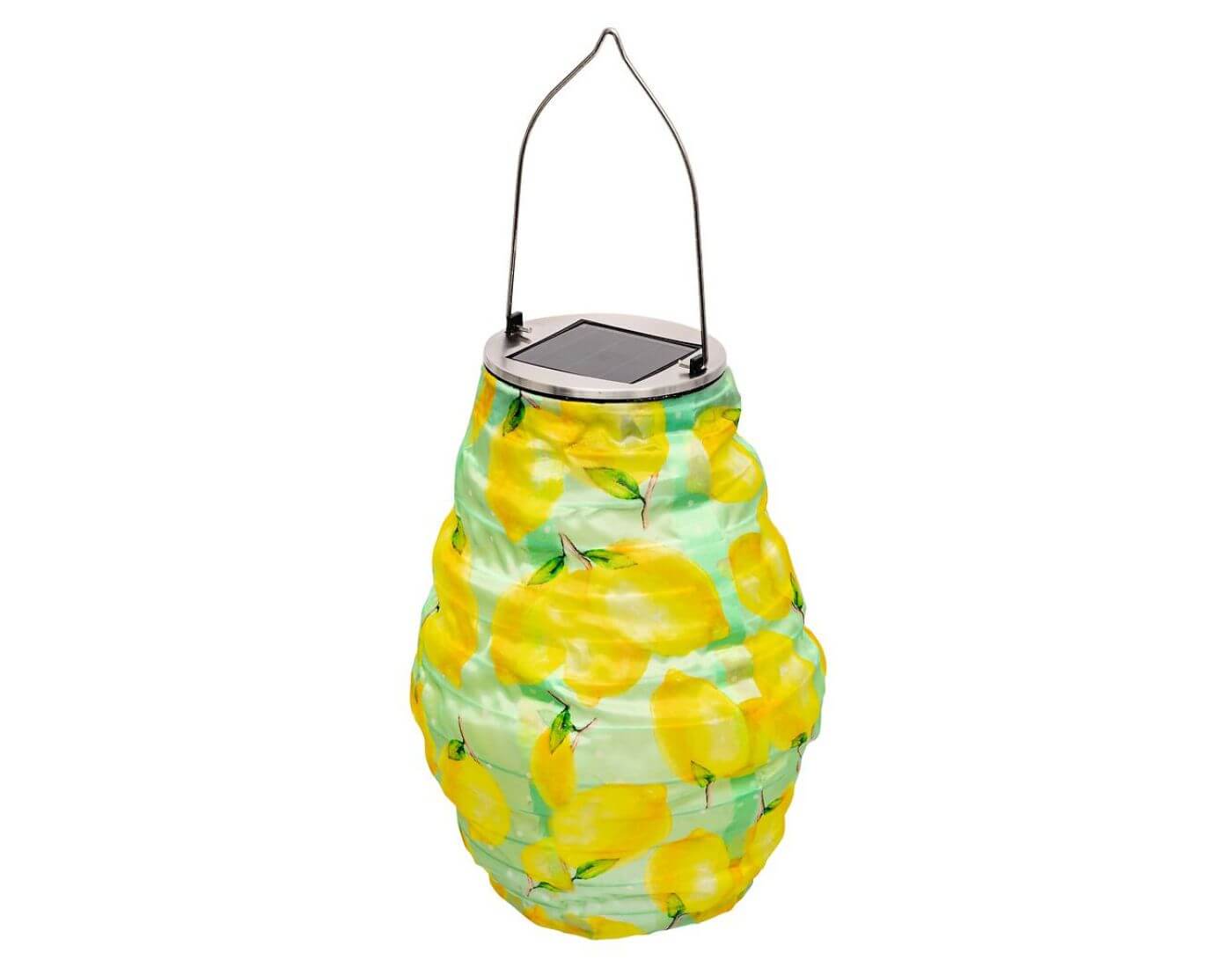 Blatt & Blüte Solar-Lampion Lemon