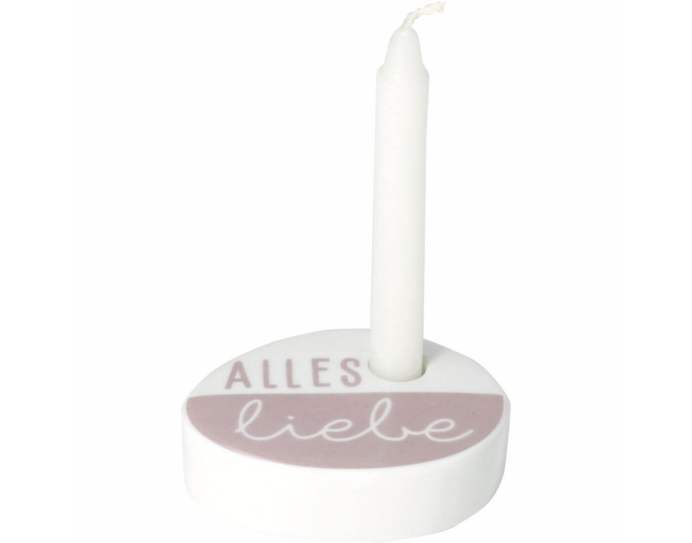 Wunschkerze Kerzenhalter Alles Liebe