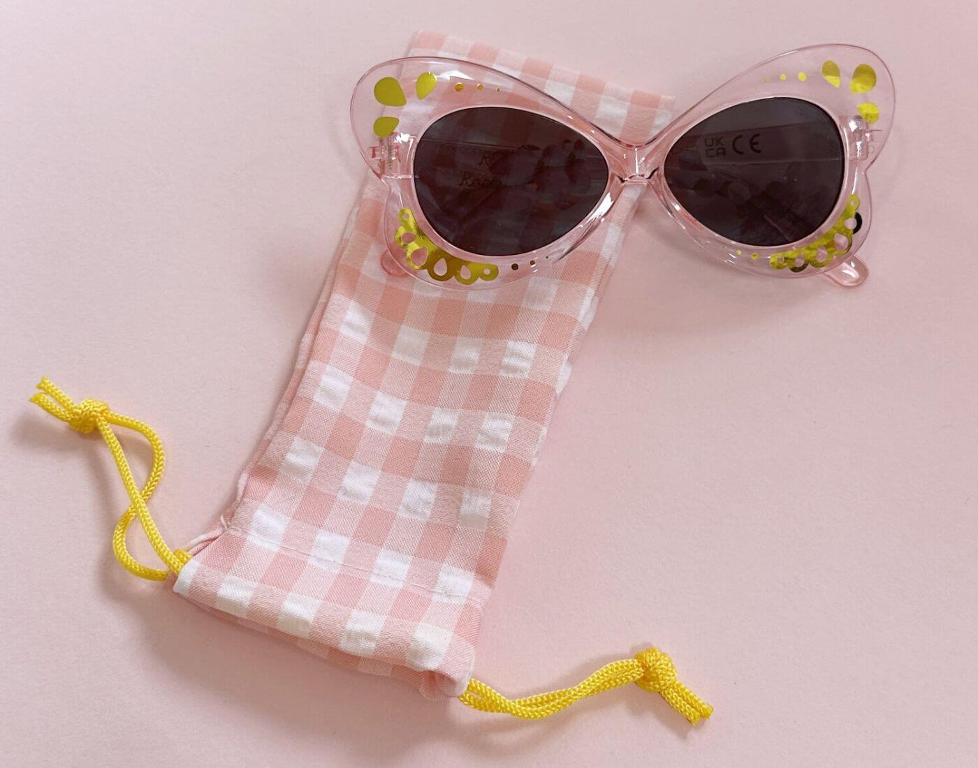 Sonnenbrille Schmetterling