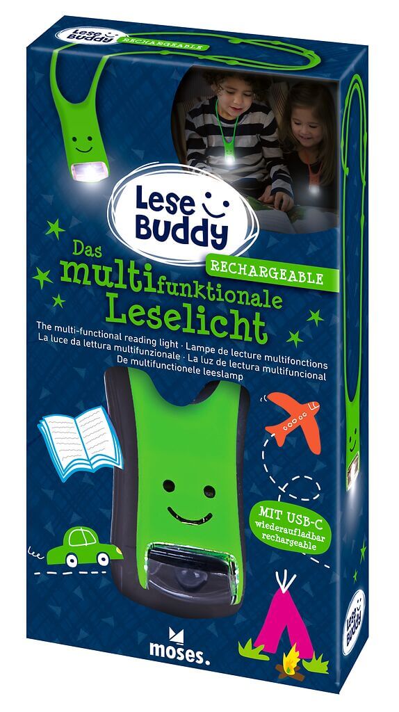 Lese Buddy mit USB-C Neon Grün Lese Buddy mit USB-C Neon Grün