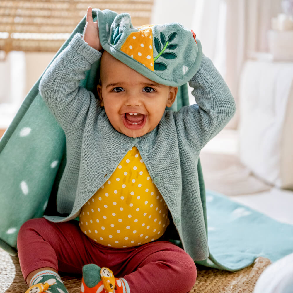 Kuscheldecke Giraffe - BabyGlück (ca. 75x100 cm)