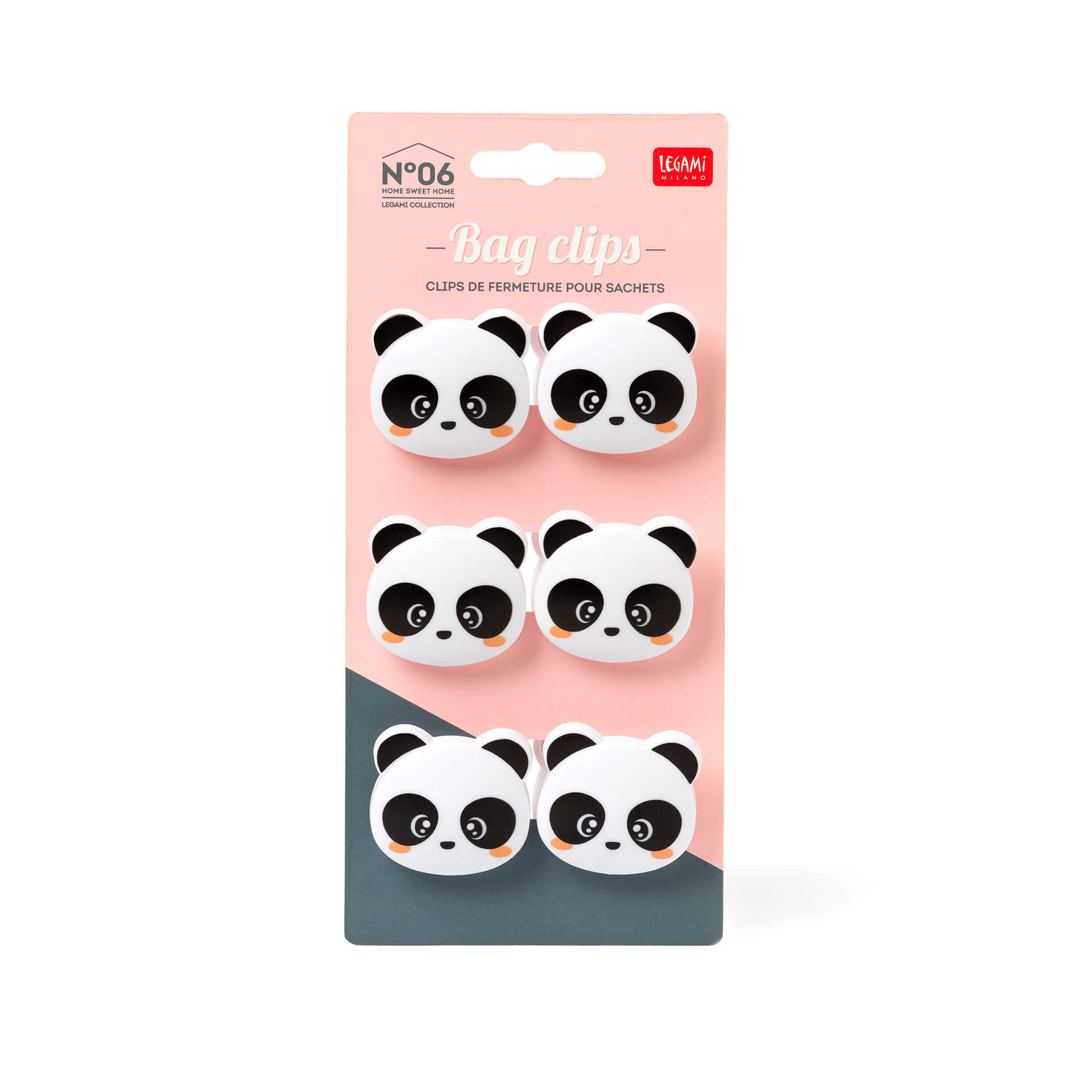 Set Verschluss-Clips - Panda