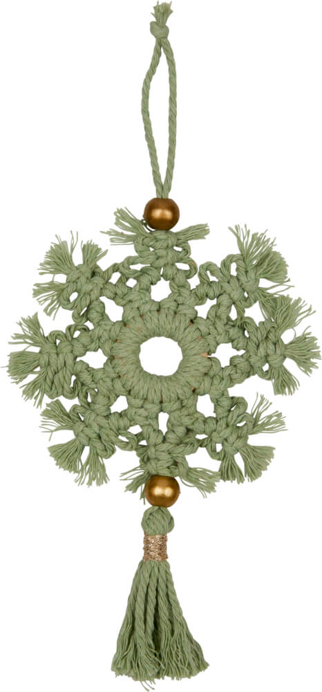 Makramee-Anhänger - Dekorative Weihnachten (einzeln)