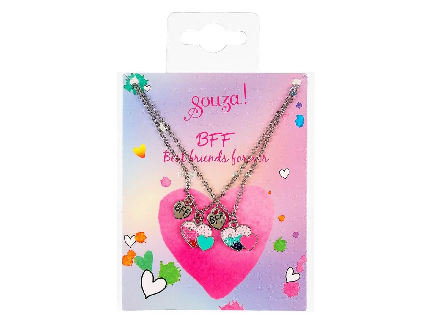 Geschenkset BFF Herz (2 Ketten)