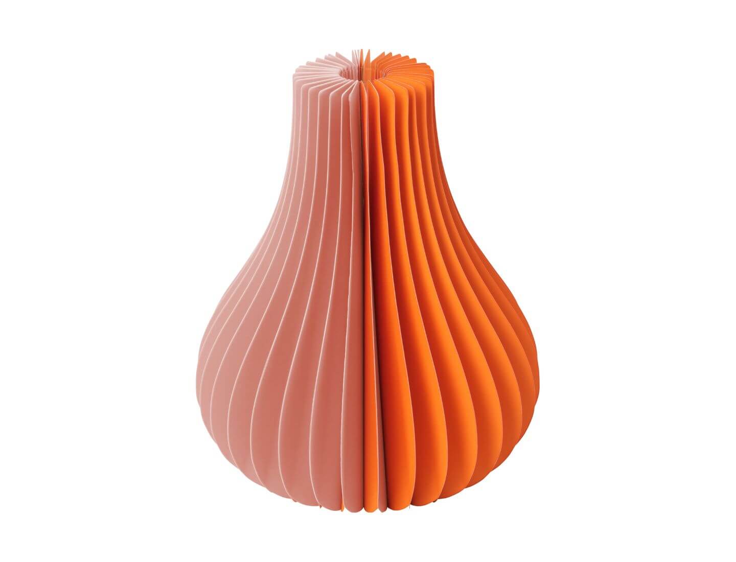 Papiervase 'Yuki' orange