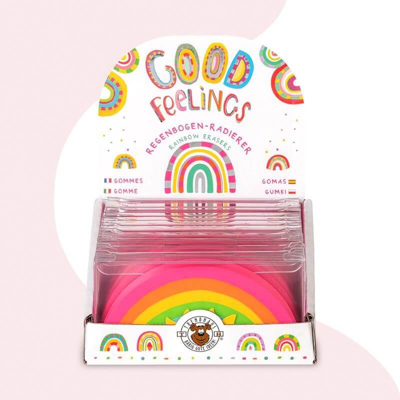 GOOD FEELINGS Jumbo Rainbow-Radierer