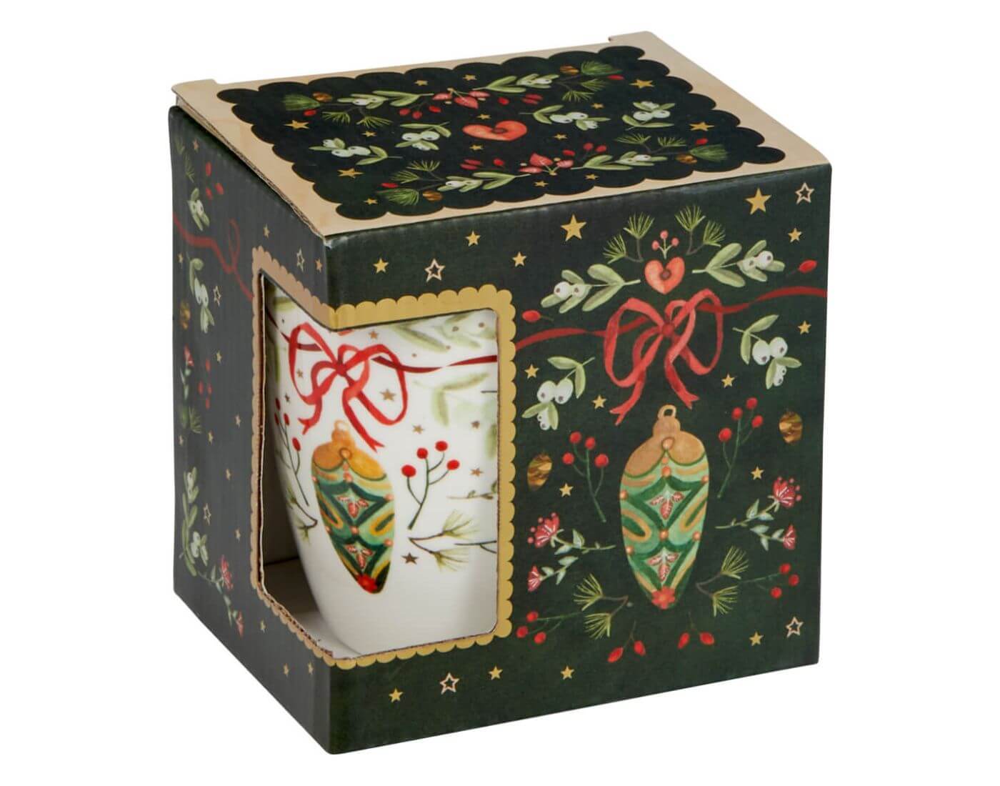 Porzellan-Tasse - Festliche Weihnachten