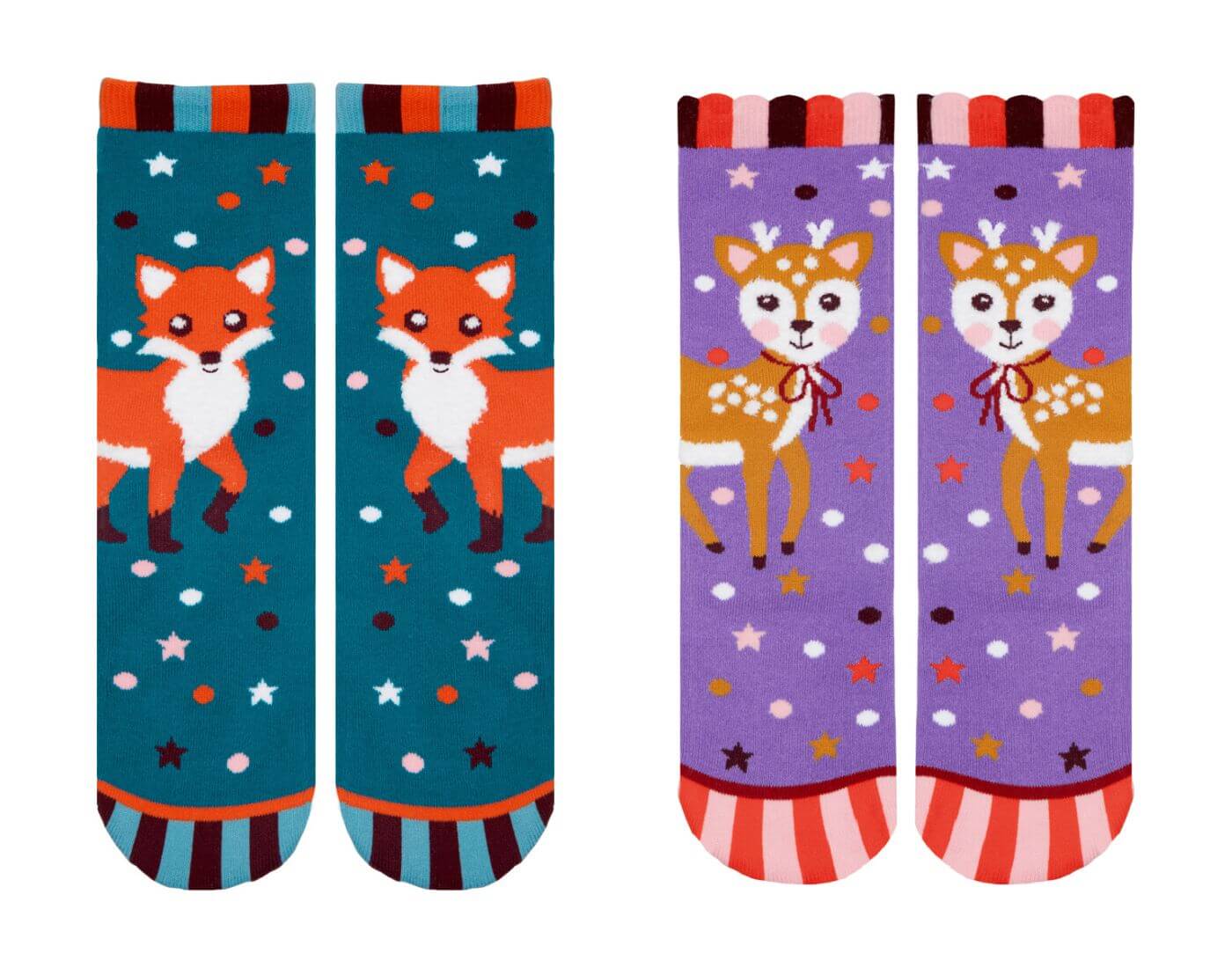 Magic Socks - Wintertiere im Weihnachtswald one size (einzeln) Magic Socks - Wintertiere im Weihnachtswald one size (einzeln)
