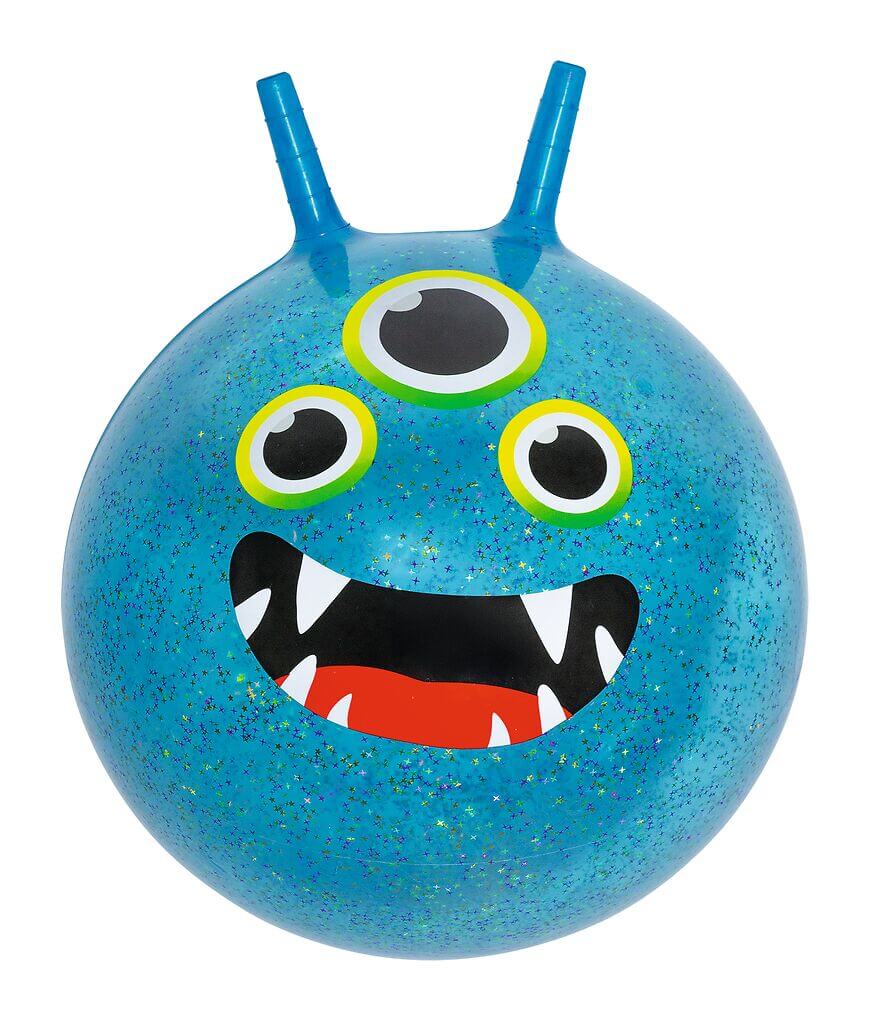 Monster Glitzender Hüpfball