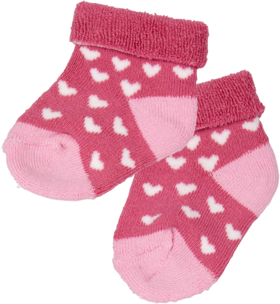 Babysöckchen, rosa - BabyGlück (3 Paar), one size