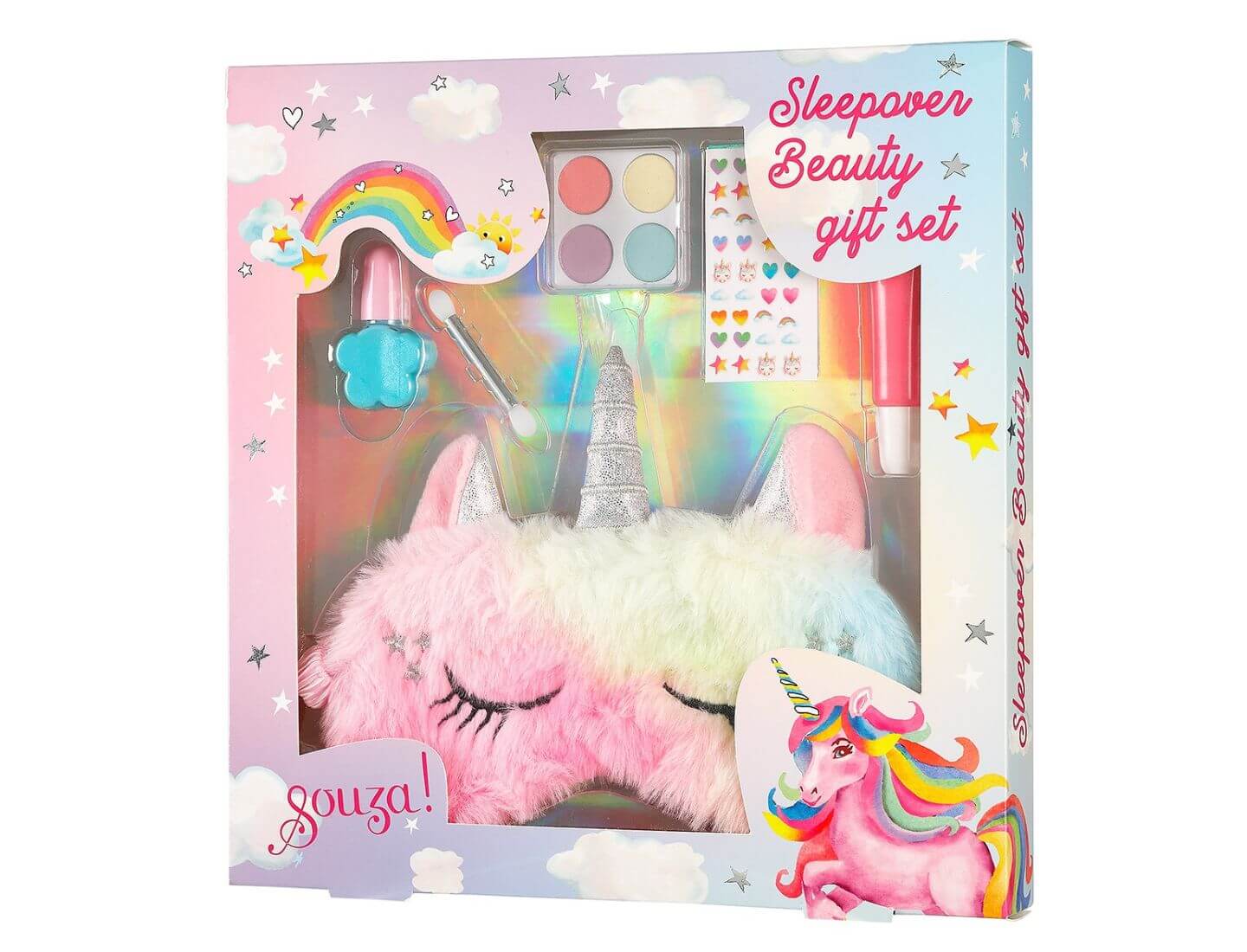 Einhorn Make-up + Schlafmaske
