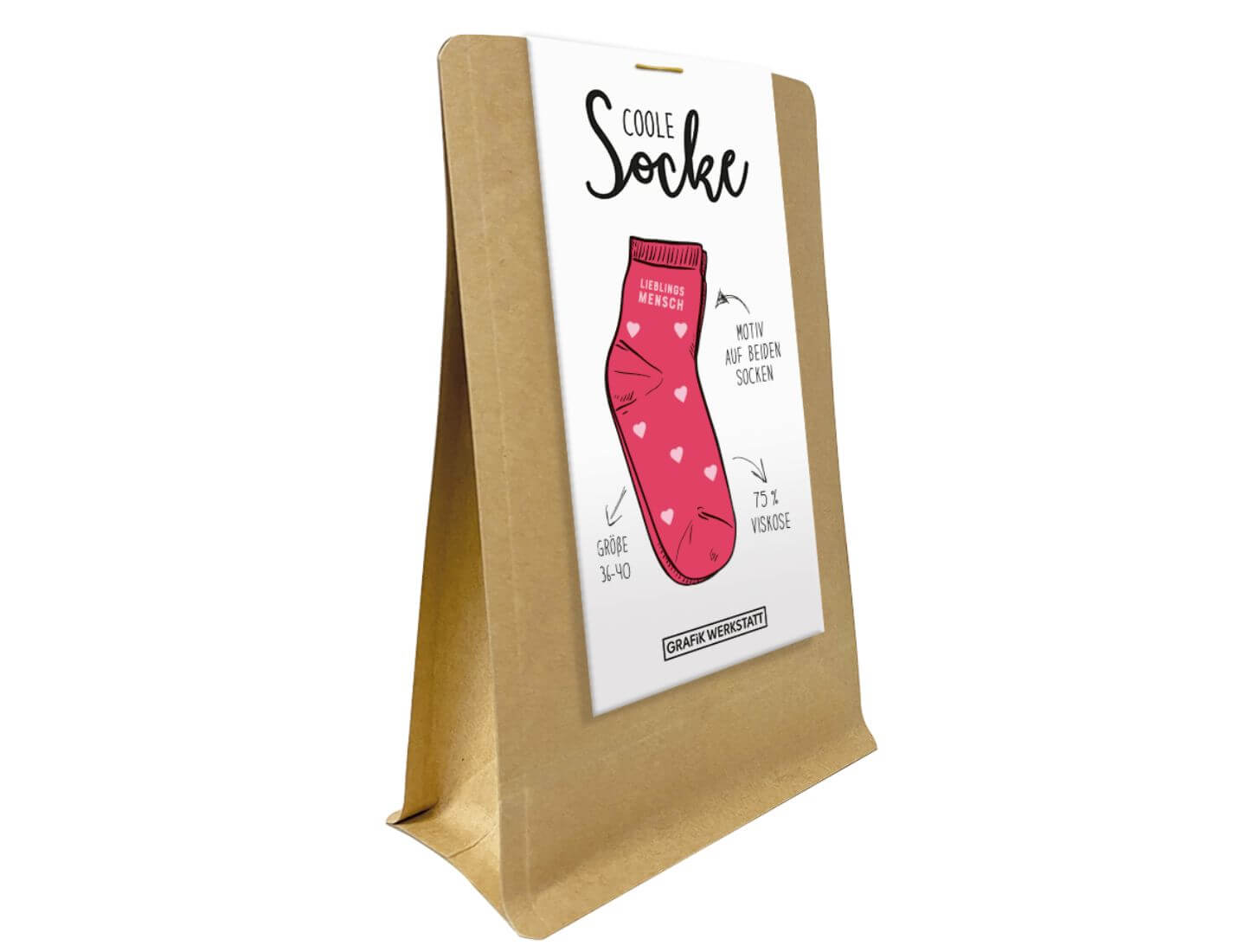 Coole Socke Lieblingsmensch - Grösse 36-40