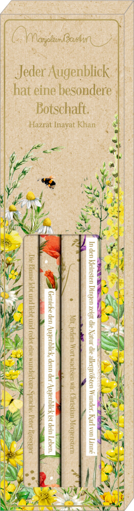 Bleistift-Set mit Sprüchen - NaturPur (M.Bastin)