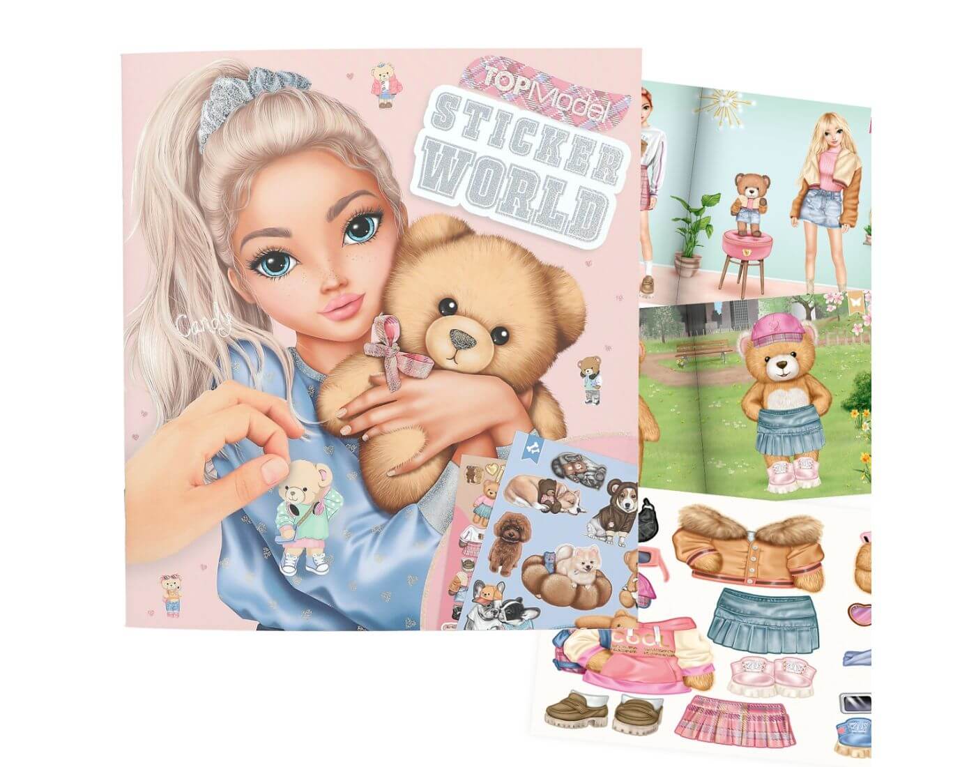 TOPModel Stickerworld TEAM TEDDY