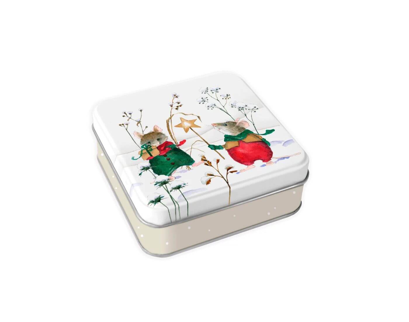 Geschenkdose Lustige Winterfreunde