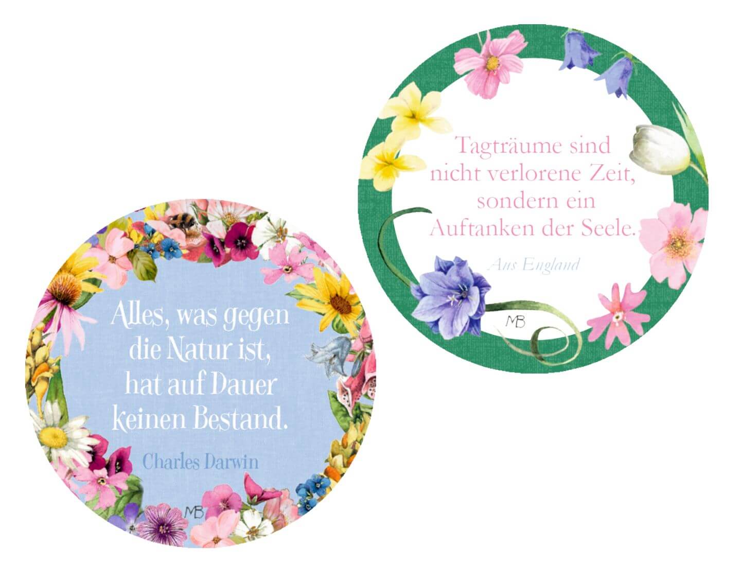 Sprüchedose: Nimm eins! Schöne Momente für dich GartenLiebe - M. Bastin