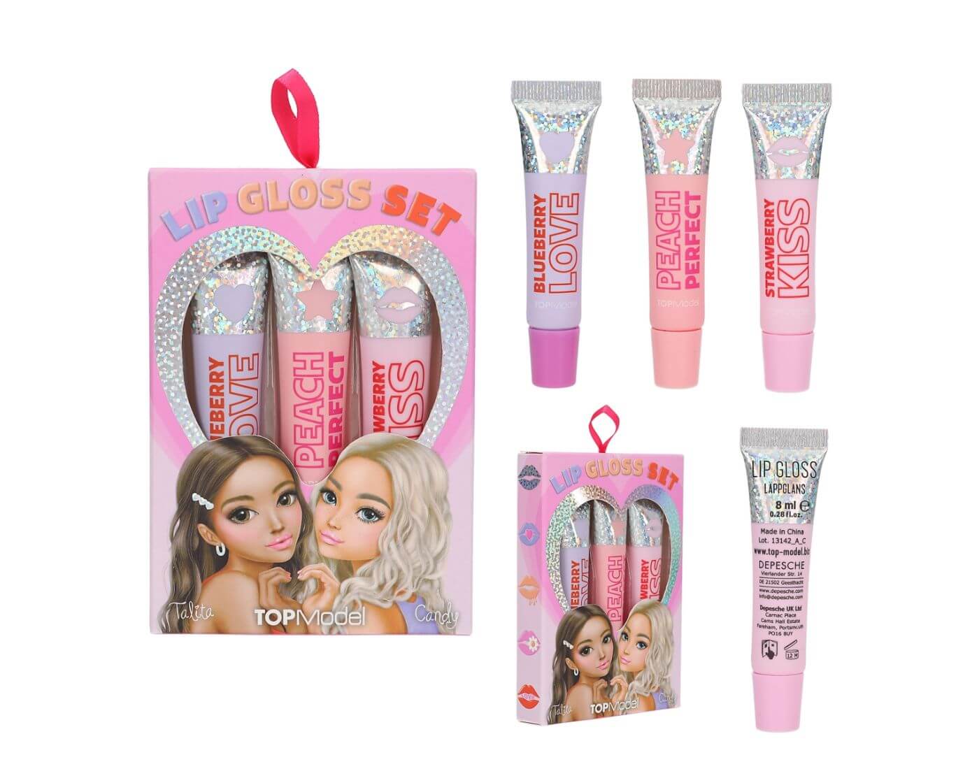 TOPModel Lipgloss Set Holo BEAUTY and ME