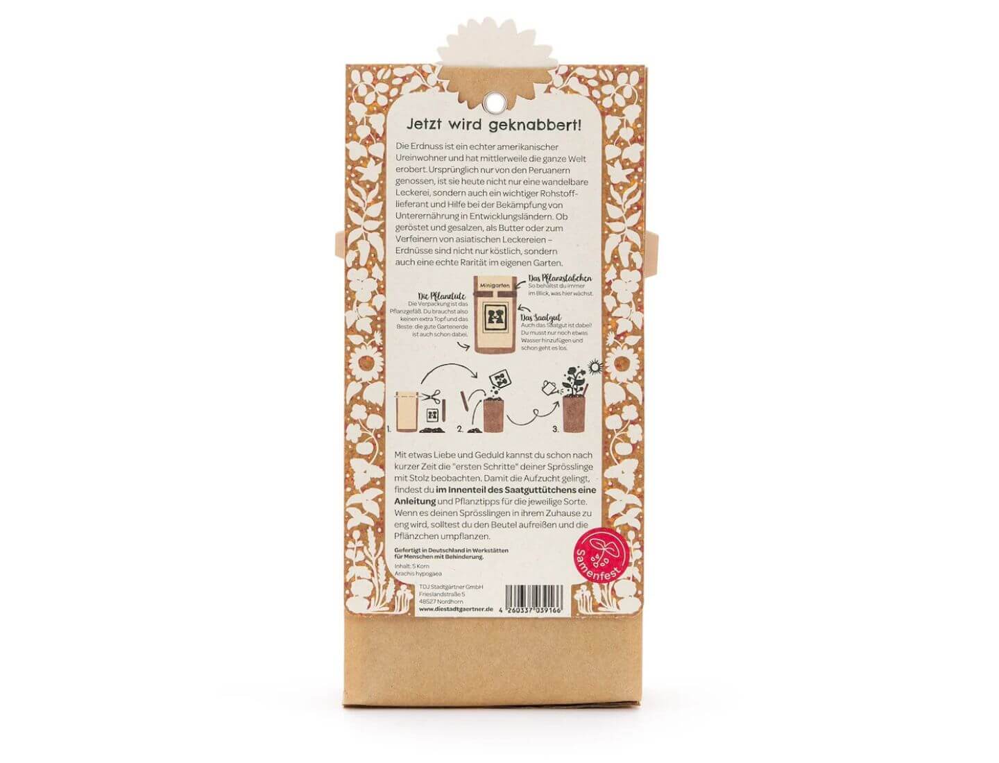 Minigarten - Erdnuss