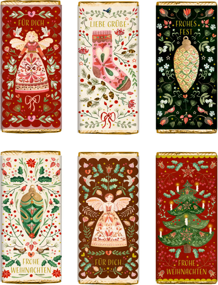 Schokolade - Festliche Weihnachten (einzeln)