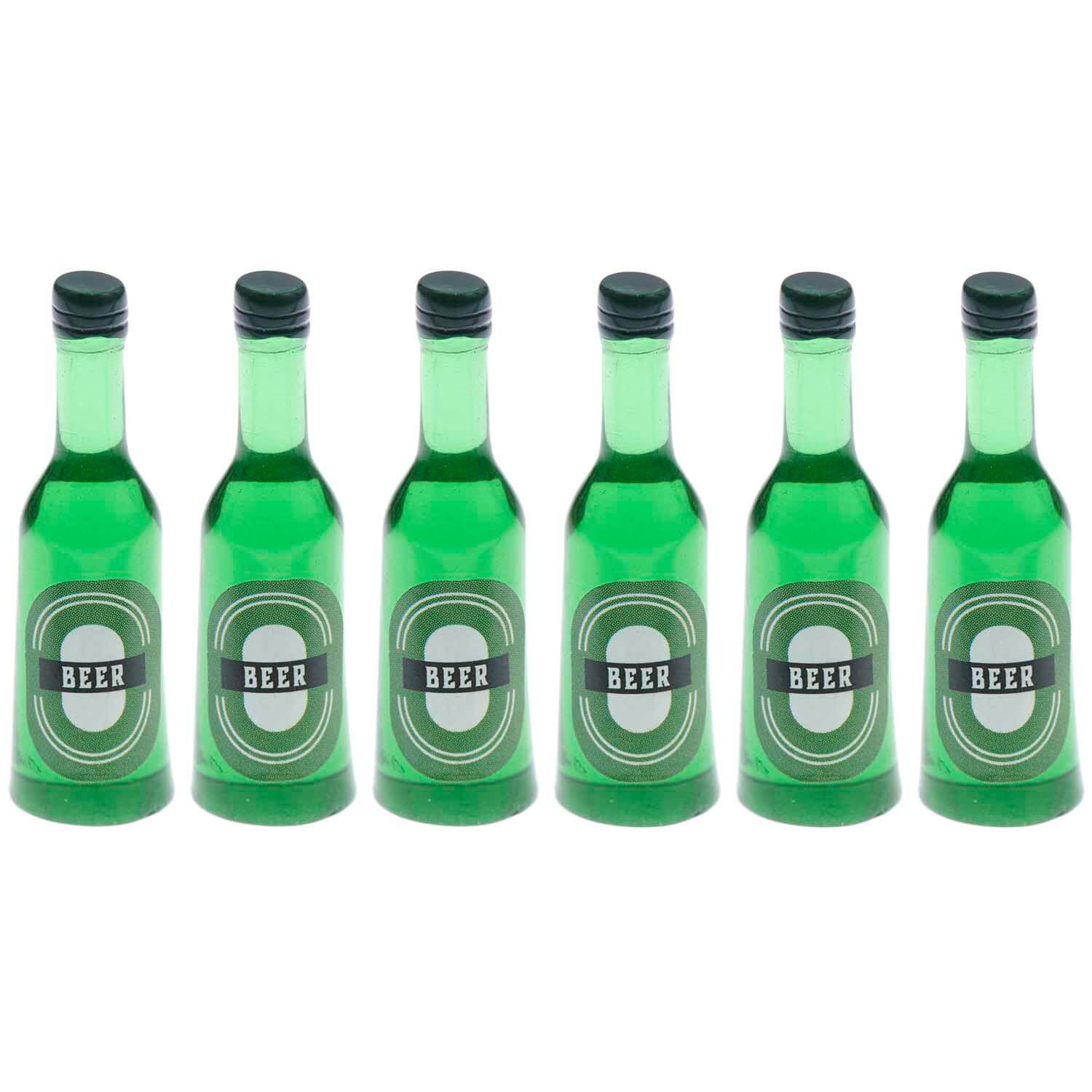 Miniatur Bierflaschen 6 Stück