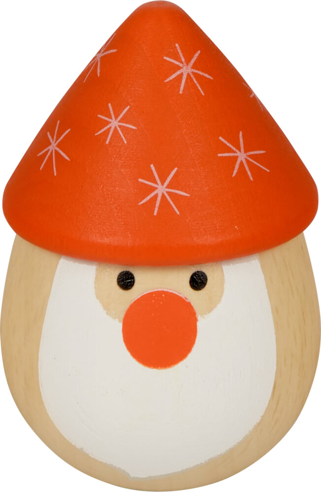 Rassel-Ei Santa - Wintertiere im Weihnachtswald (einzeln)