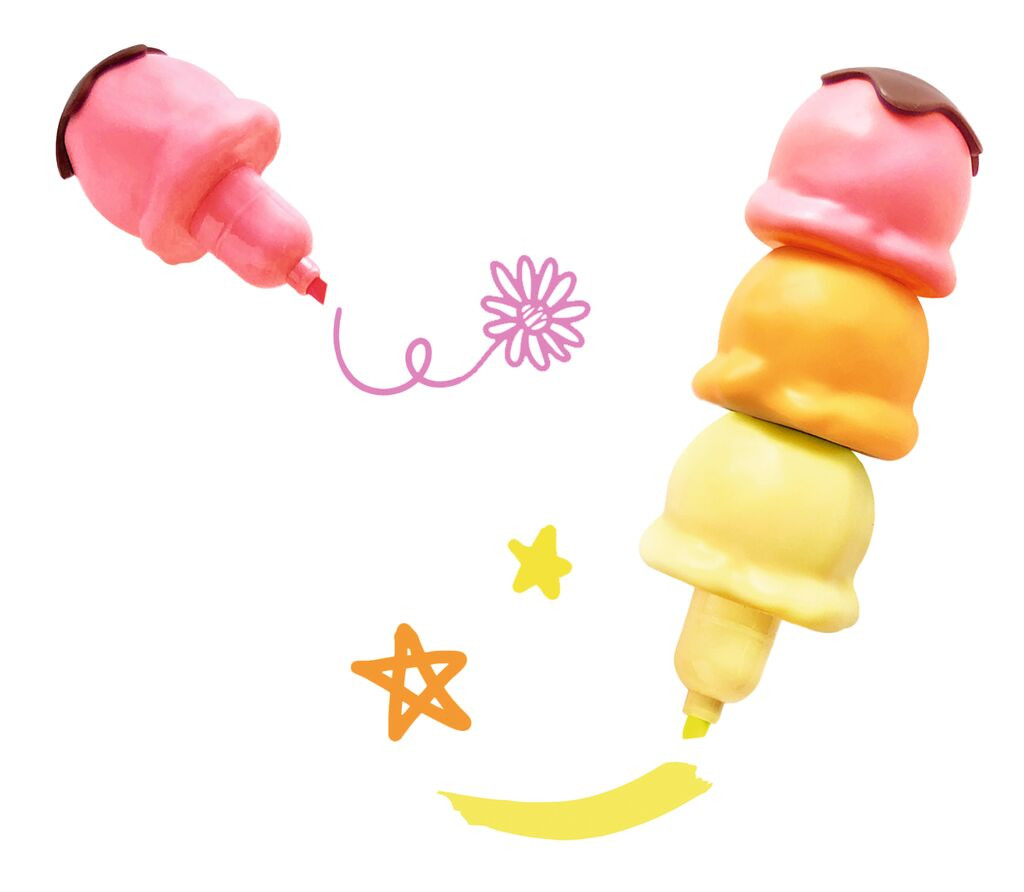 1615535582_10 Be happy Textmarker Eiszauber einzeln (verschiedene Farben zur Auswahl)