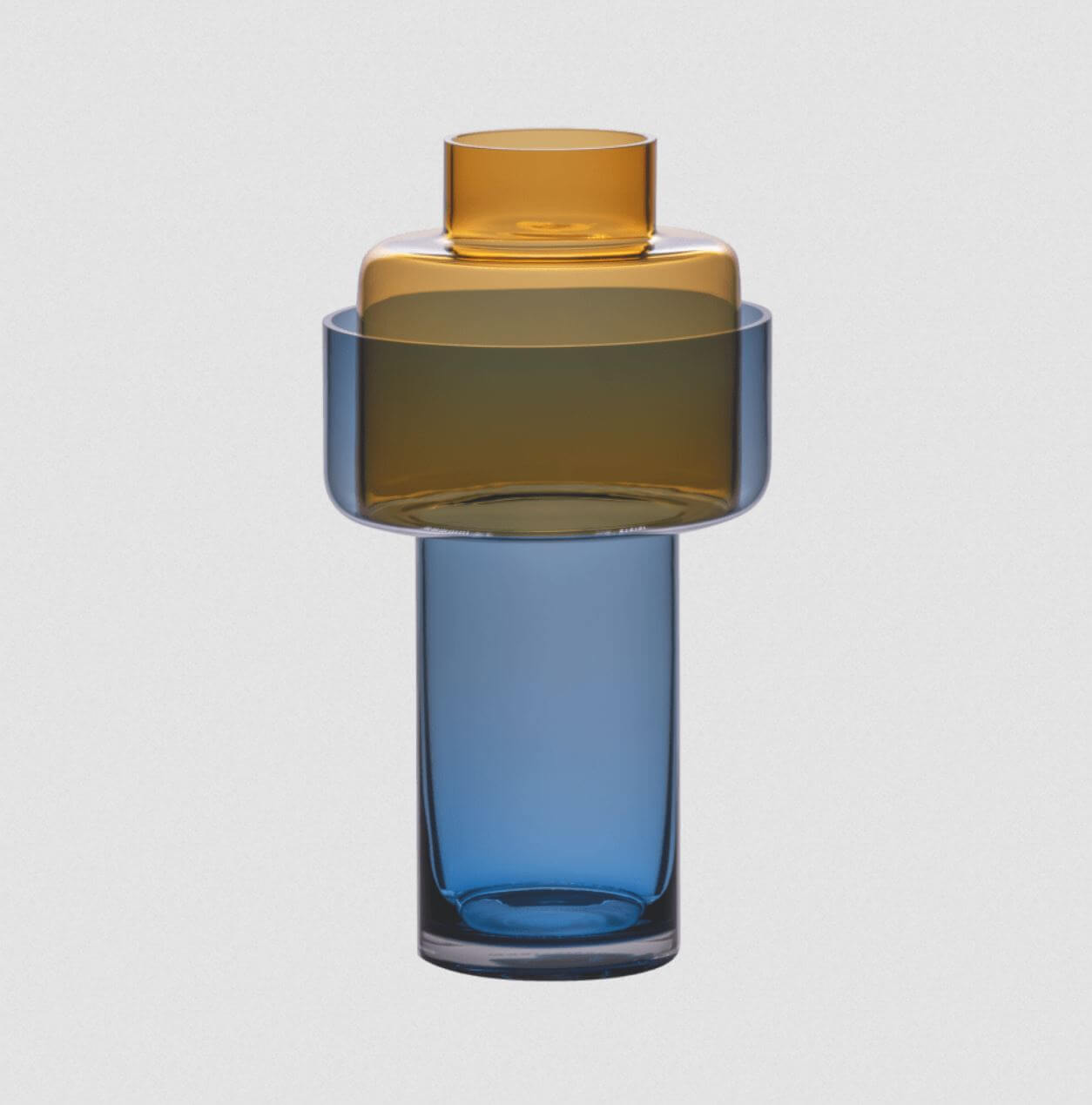 Glasvase 'Aura' amber