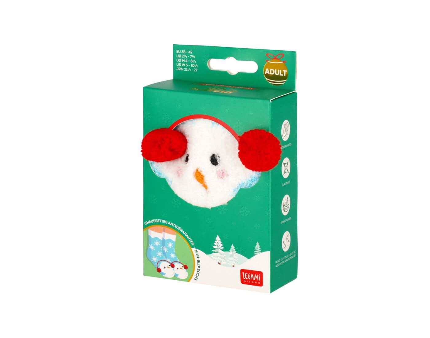 legami-antirutsch-schneemann-adults-2-1 Rutschfeste Socken - Schneemann - Größe 35-42