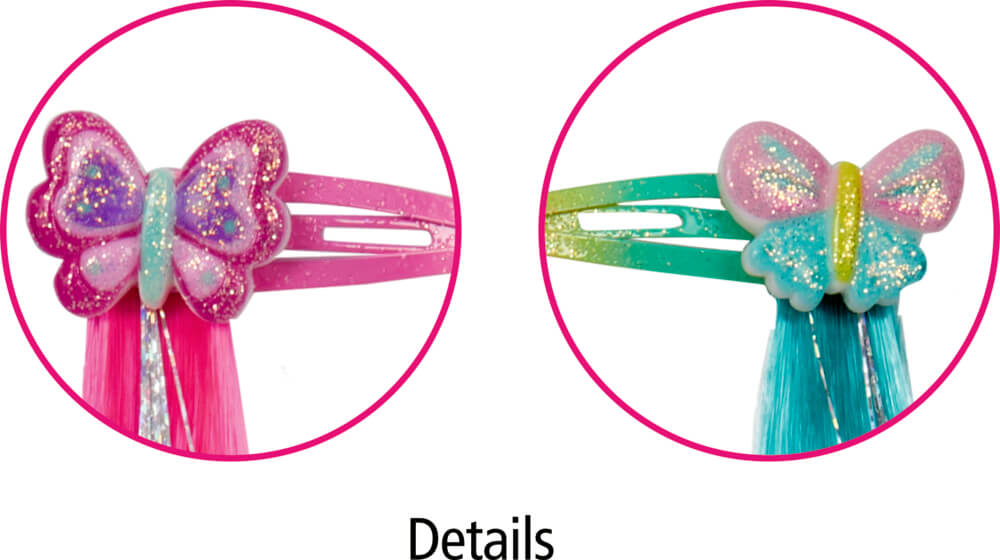 Haarclips mit Glitzersträhnen - Prinzessin Lillifee Haarclips mit Glitzersträhnen - Prinzessin Lillifee