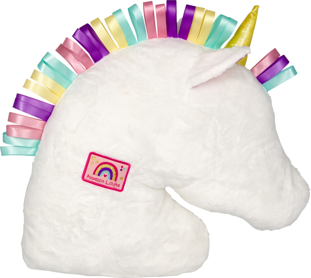 Einhorn-Kissen mit Satinbandmähne - Prinzessin Lillifee