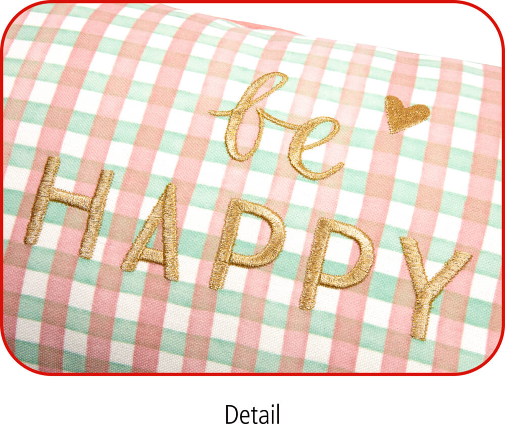 Kissen be Happy - Viel Glück (ca. 42x26 cm) Kissen be Happy - Viel Glück (ca. 42x26 cm)