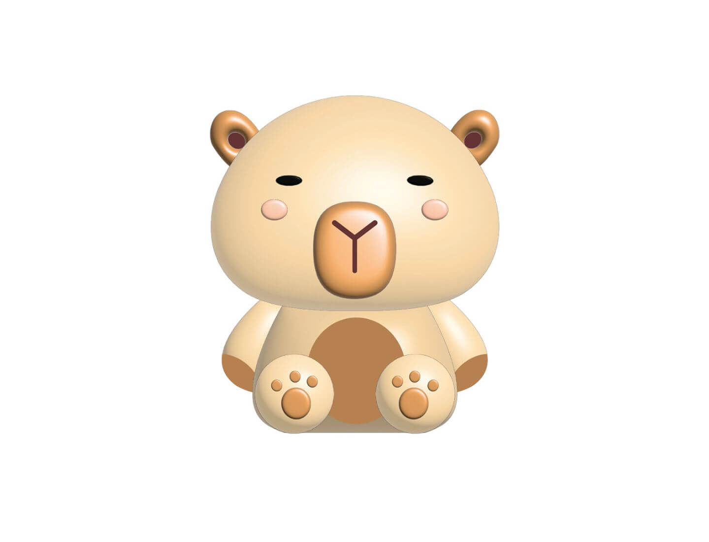 Silikon-Nachtlicht CAPYBARA