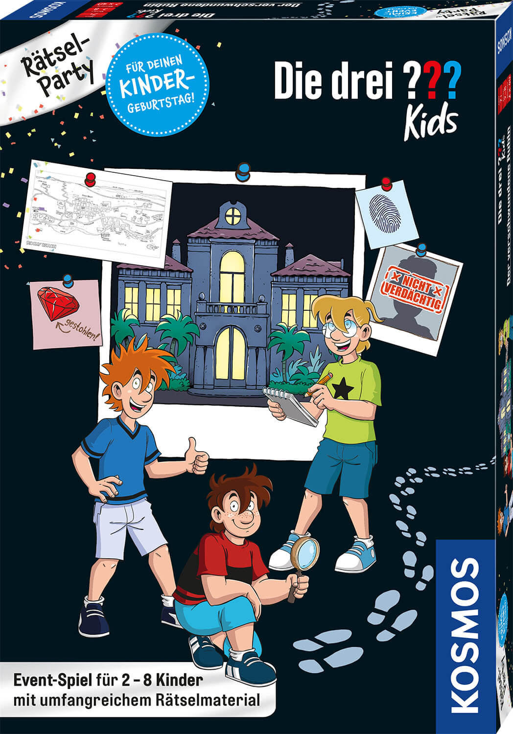 4002051683443-1 Rätsel-Party: Die drei Fragezeichen Kids - Der verschwundene Rubin