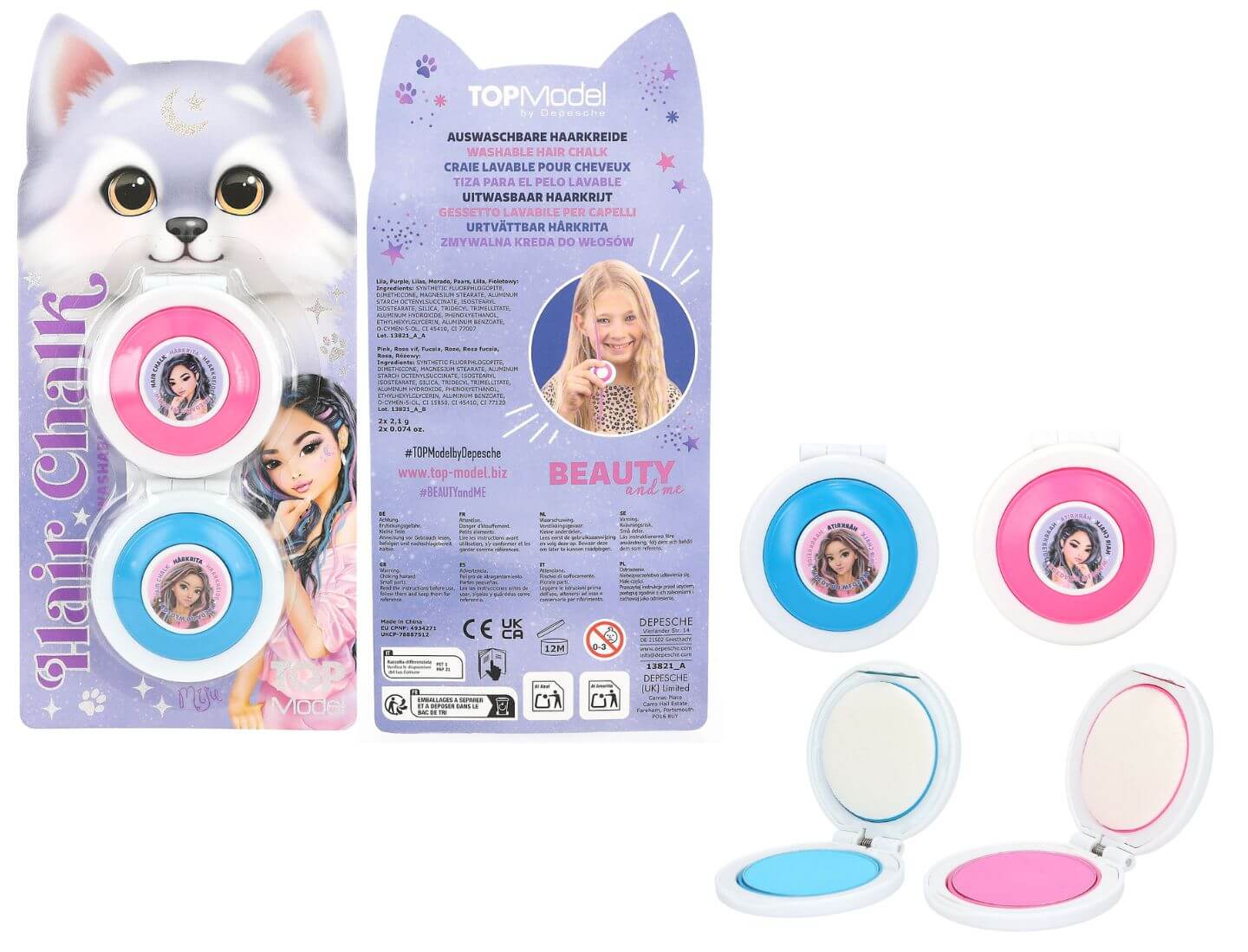 TOPModel Haarkreideset BEAUTY and ME (einzeln)