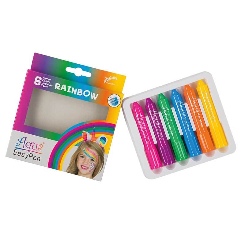 Aqua Easy Pen Box Rainbow - Schminkfarben