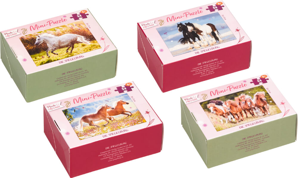 4029753183736 Mini-Puzzle Pferde - Pferdefreunde (einzeln)