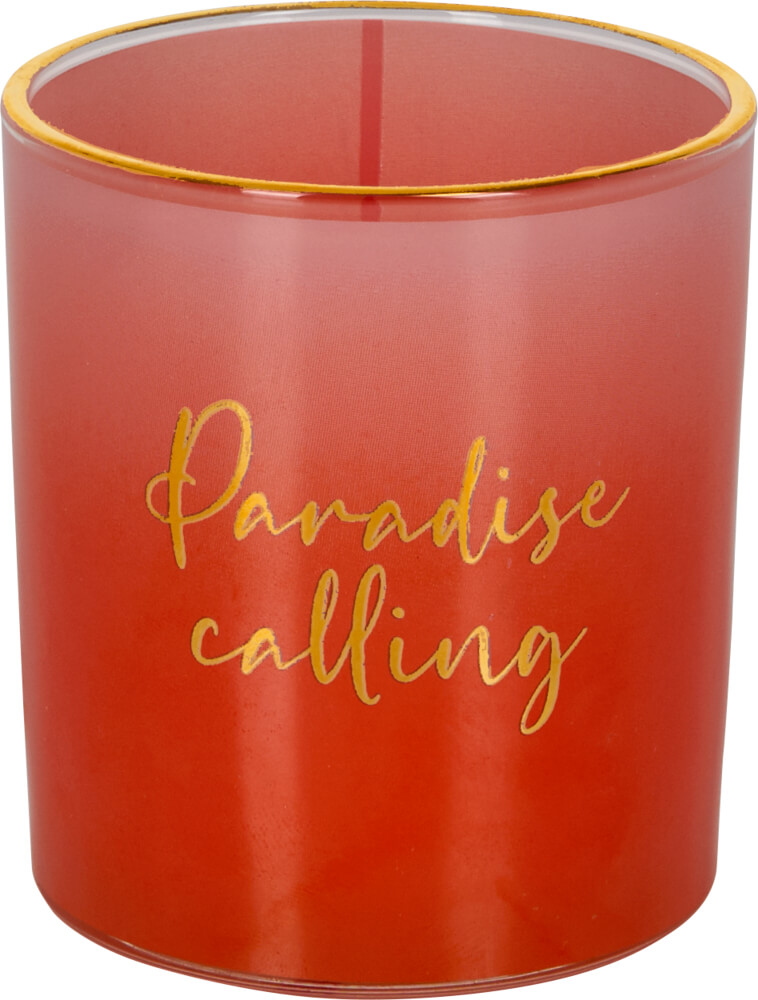 Glas - I love my Paradise (einzeln)